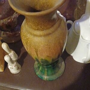 Ceramic Vase with Earth Tones